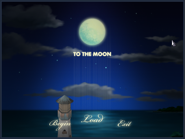 투더문 게임 시작화면