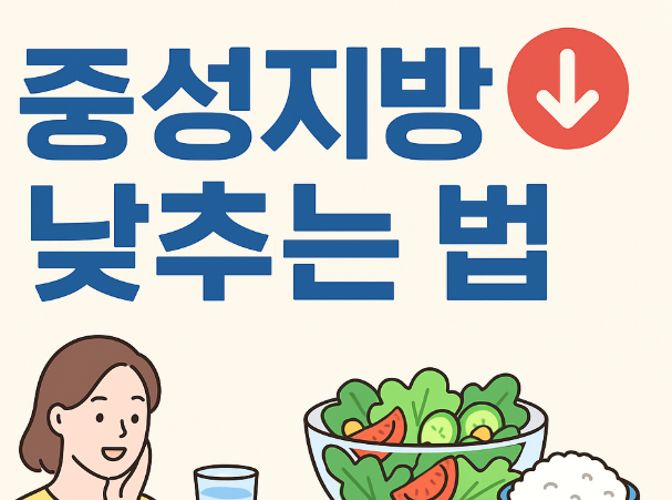 중성지방 낮추는 법