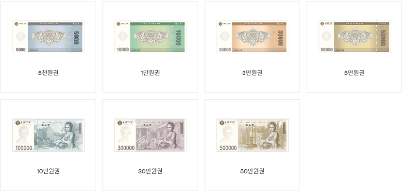 롯데상품권 사용처 구매처 엘포인트 전환 현금교환 방법