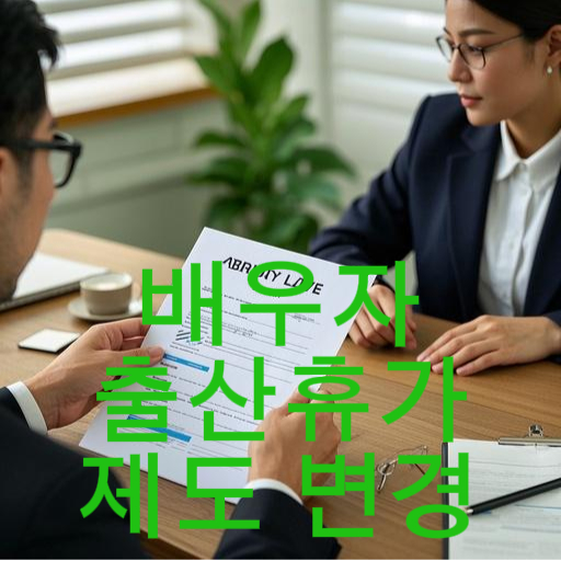 2025 배우자 출산휴가 제도 변경