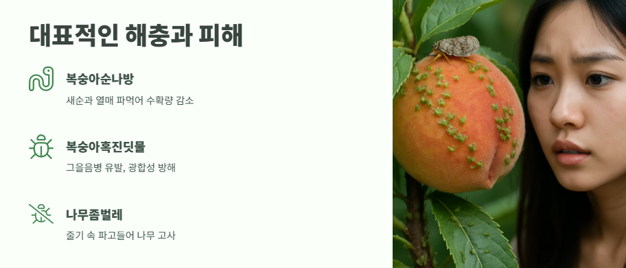 복숭아 나무 병충해 방제 완벽 정리 3