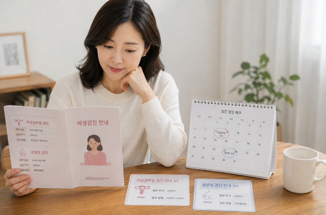 자궁경부암 유방암 검진