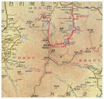 덕유산 등산코스와 등산지도 가이드_10