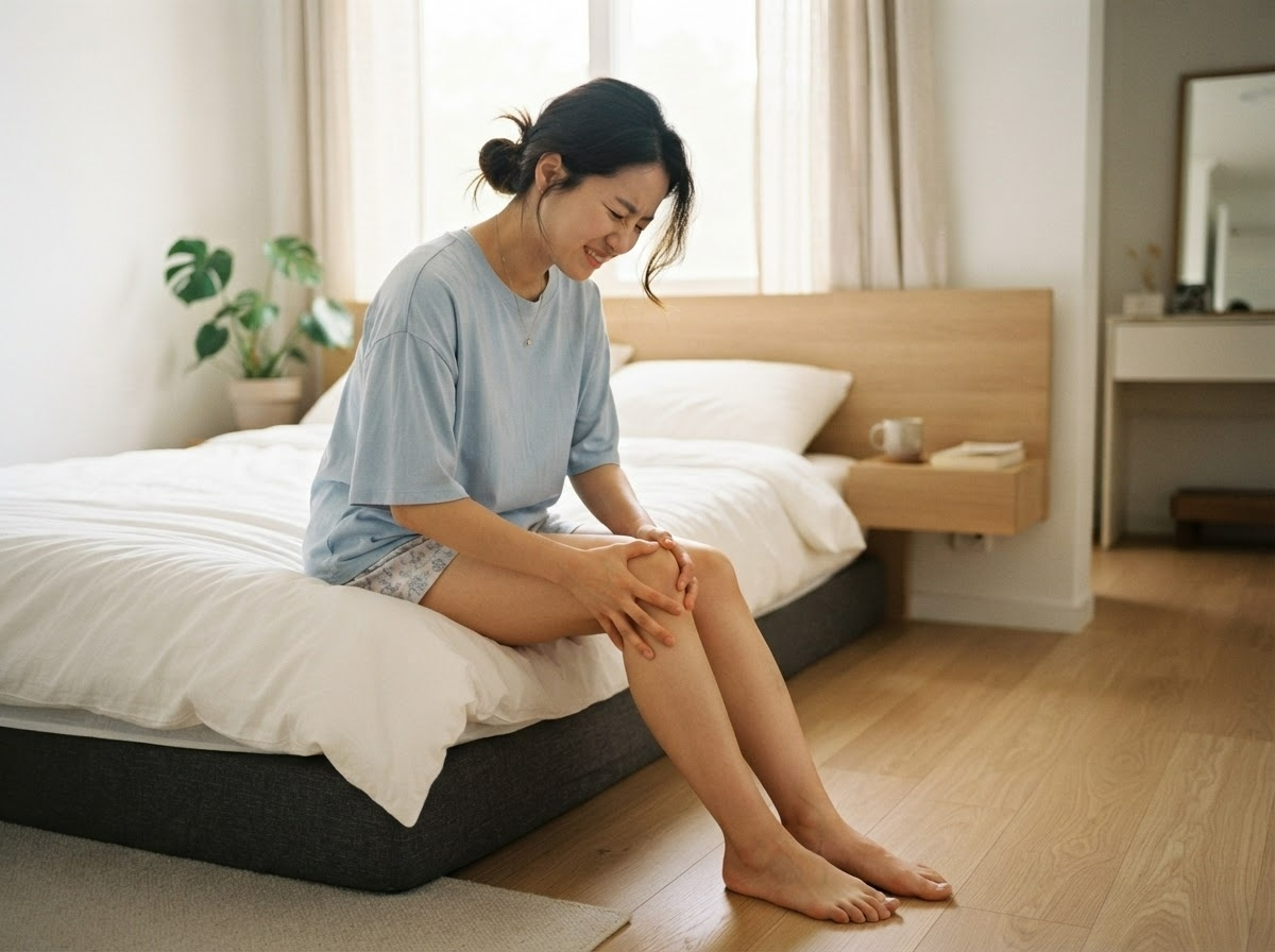 관절 통증 초기 증상 아침 뻣뻣함 무릎