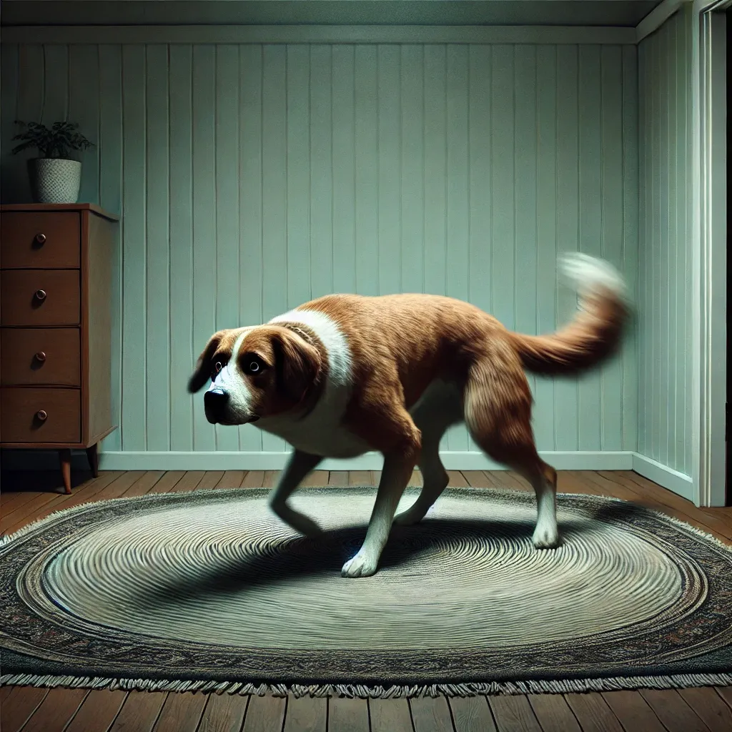 강아지가 한곳에서 도는 이유와 행동 분석