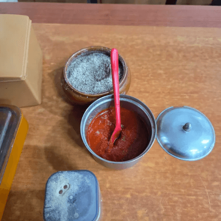 이조순대국 테이블 구성