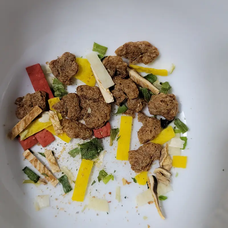 신라면-더레드-건더기