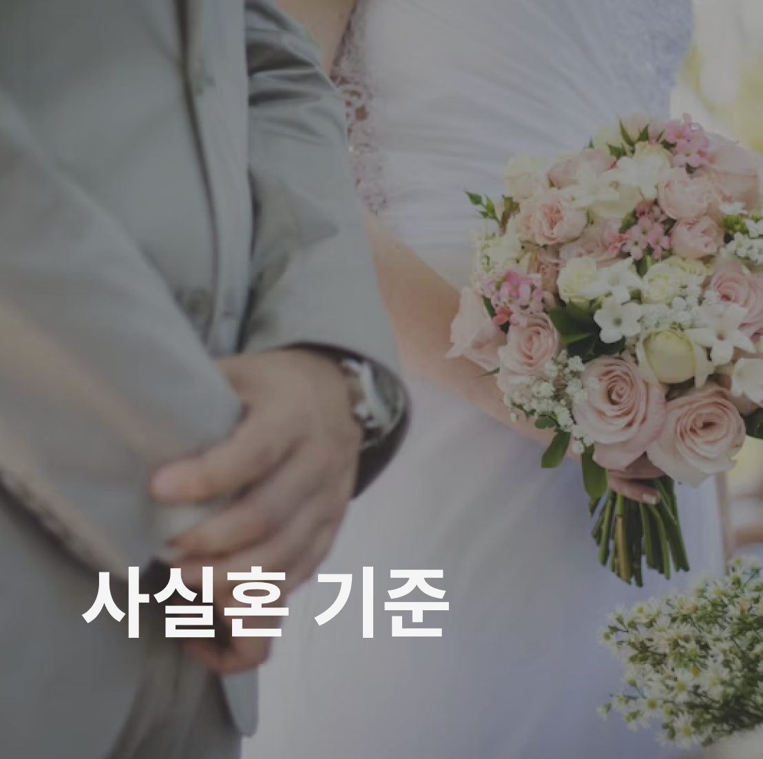 사실혼 기준