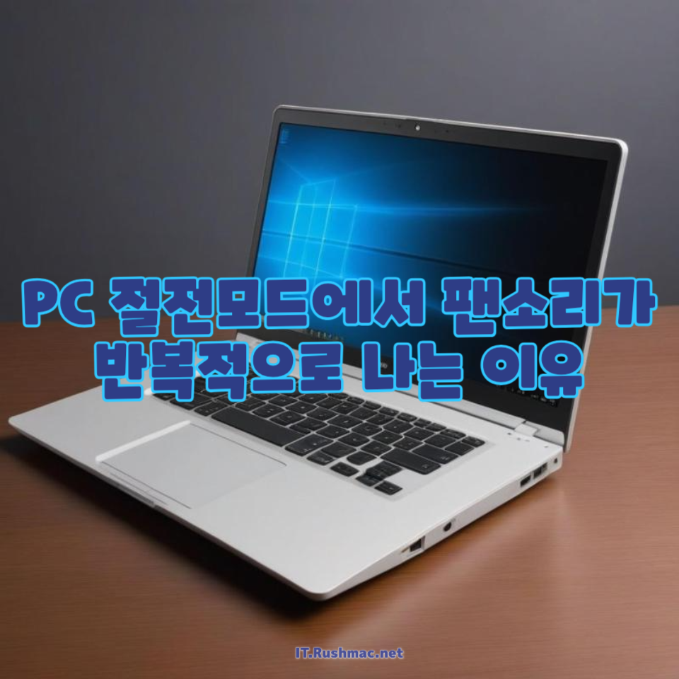 PC 절전모드에서 팬소리가 반복적으로 나는 이유