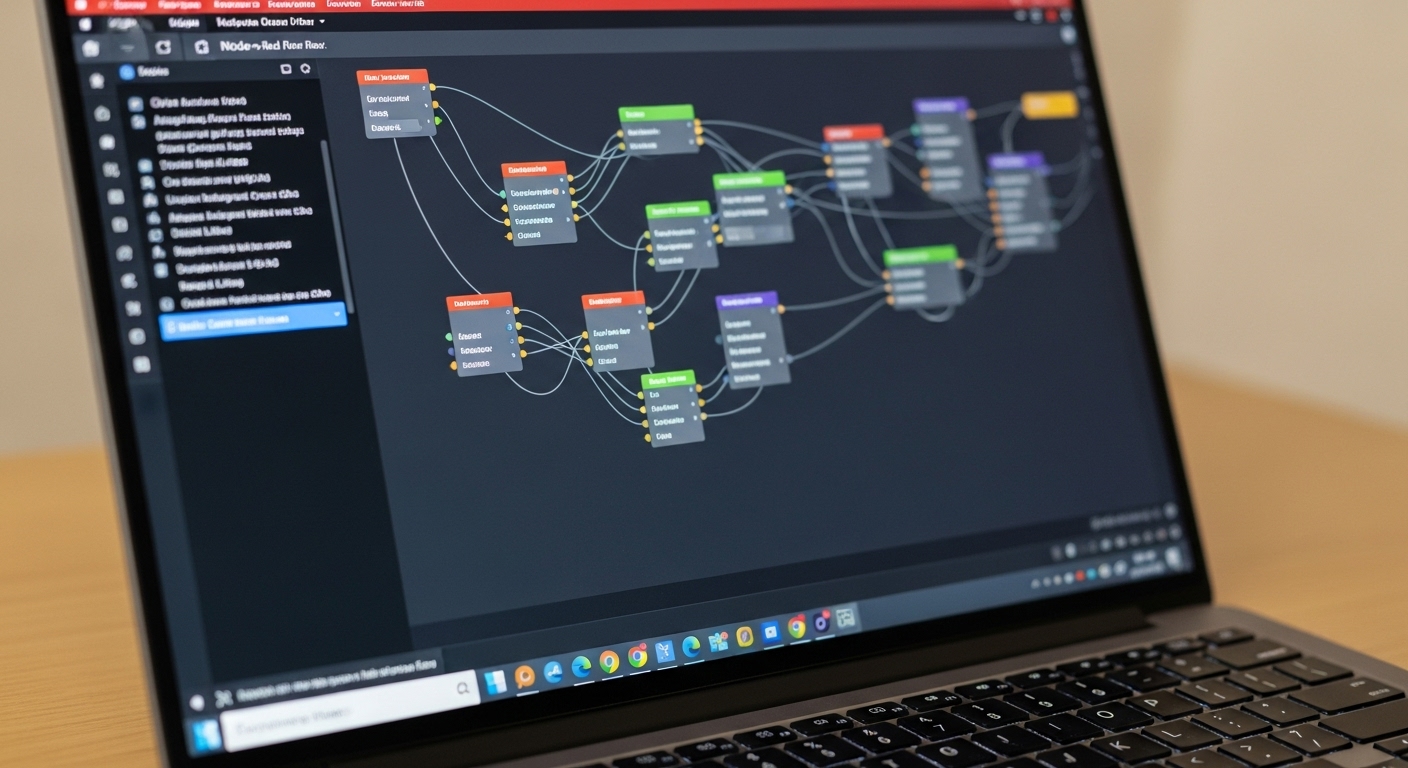 홈어시스턴트에서 Node-RED 사용해보기: 웹훅을 이용한 재실 자동화