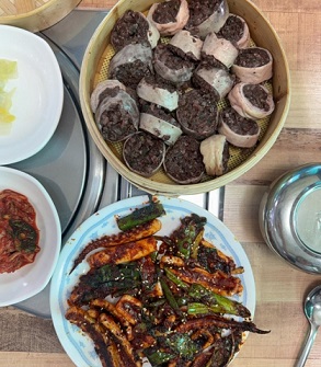순대오징어불고기
