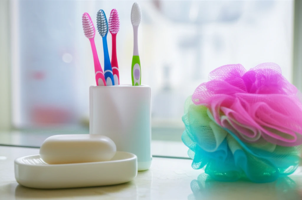 다이소 욕실용품 활용법: 좁은 욕실 