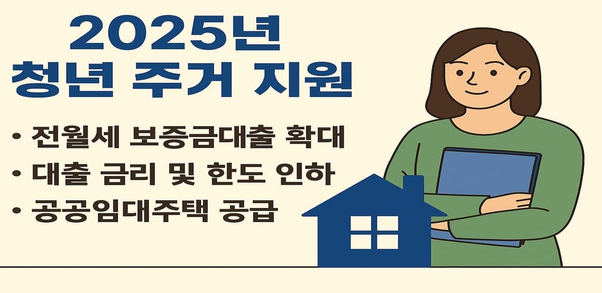 2025년 청년 주거지원 정책 요약 안내문
