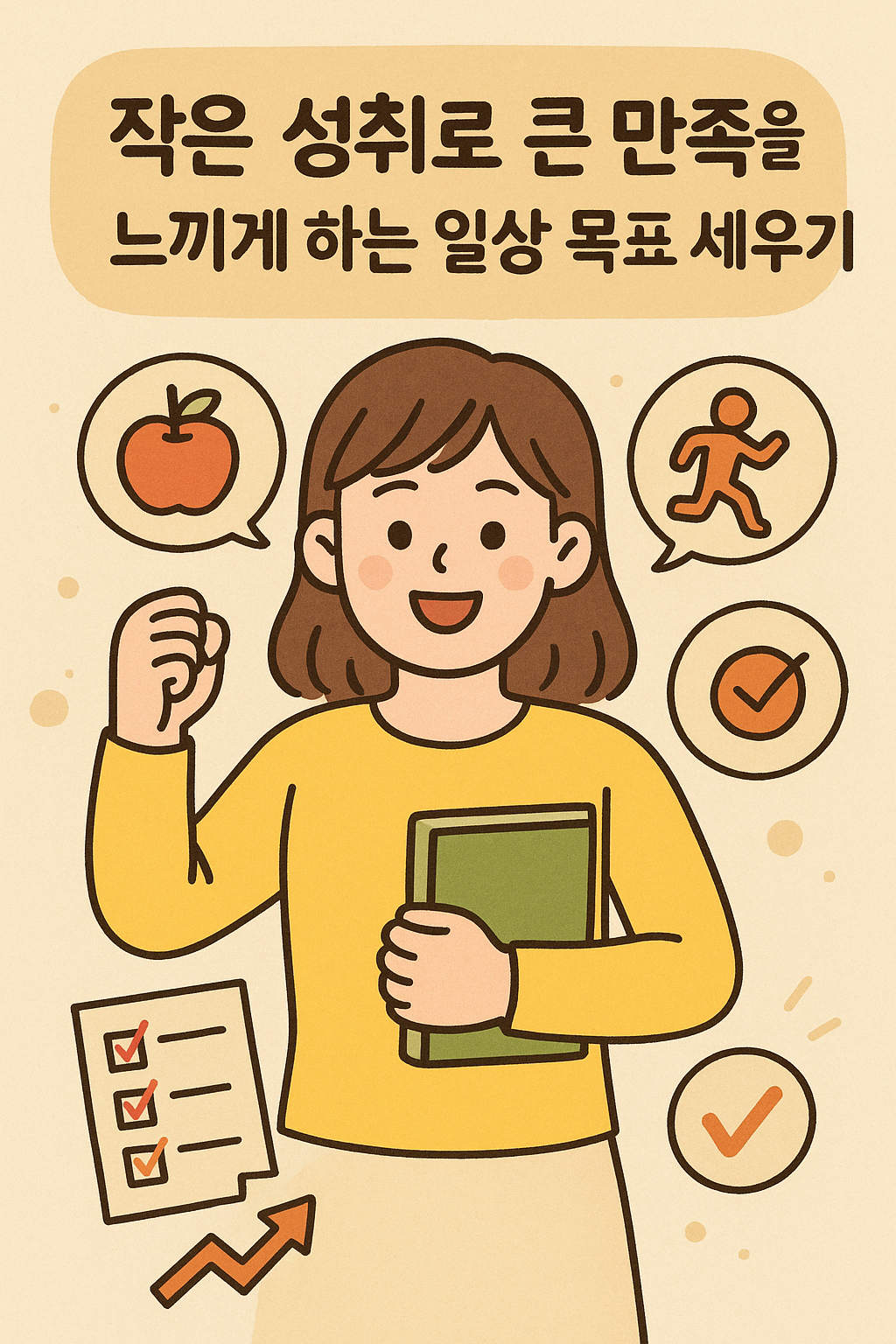 작은 성취로 큰 만족을 느끼게 하는 일상 목표 세우기