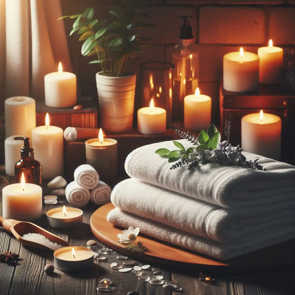 피부,체형관리 샵 배경