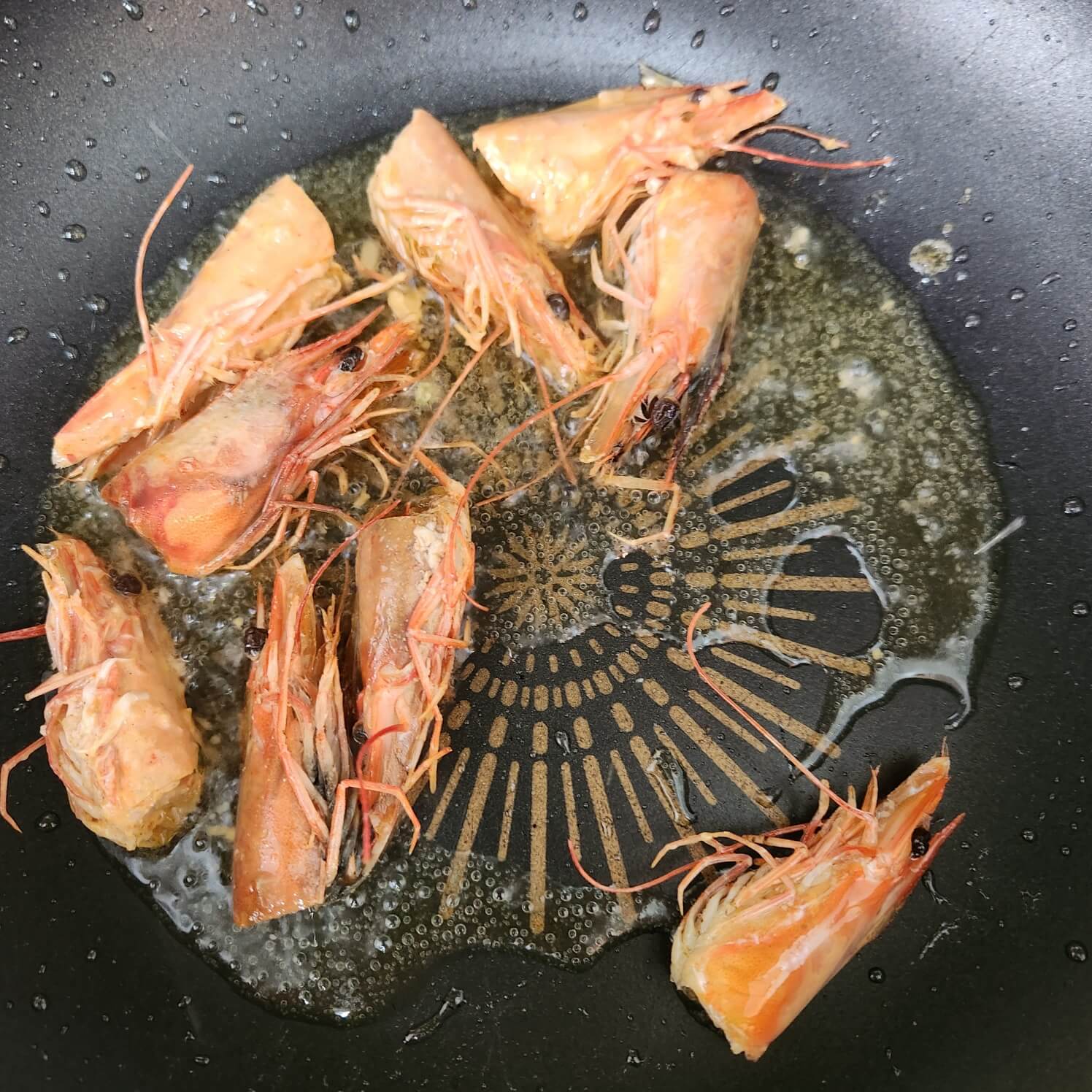 새우기름 요리