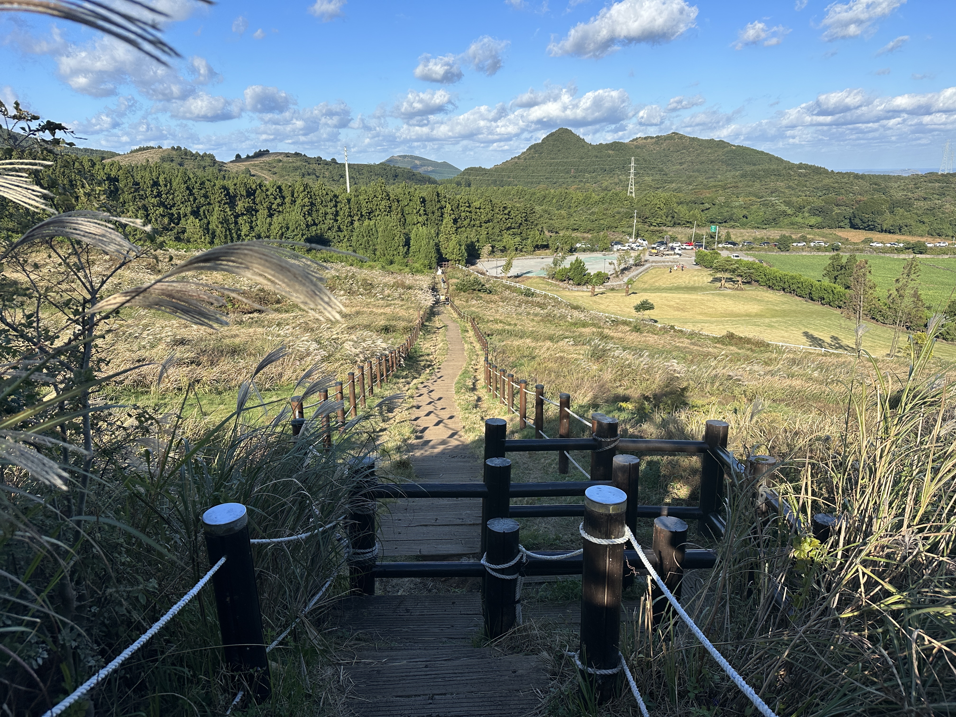 백약이오름 내려가는길