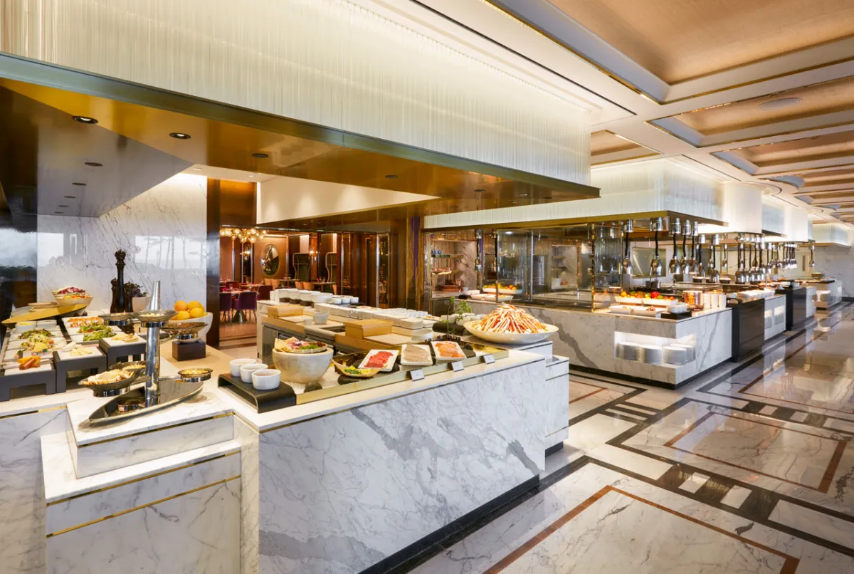 파라다이스호텔-온더플레이스-뷔페쪽모습