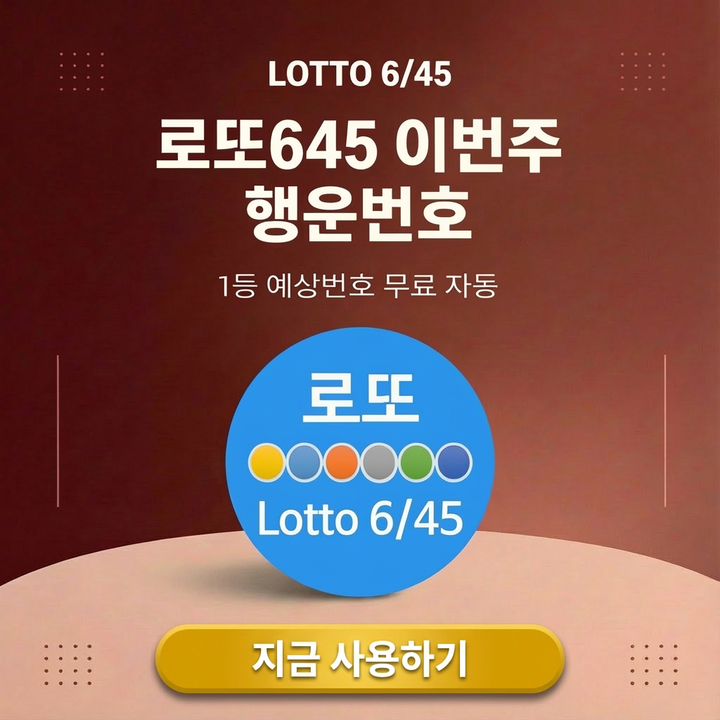 로또645 로또 번호 무료, 급상승 당첨번호 분석, 로또 당첨 번호 확인, 로또예상번호 추출