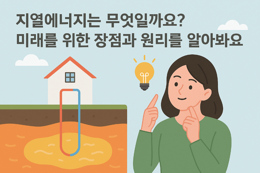 지열에너지 원리부터 장점까지 5분 완벽 정리