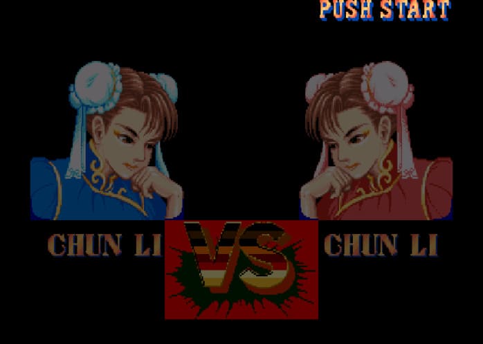 여러가지 캐릭터를 표시합니다