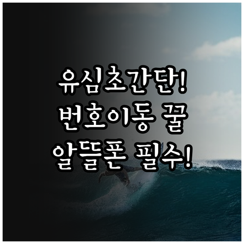 유심 구매부터 번호이동까지 알뜰폰 개..