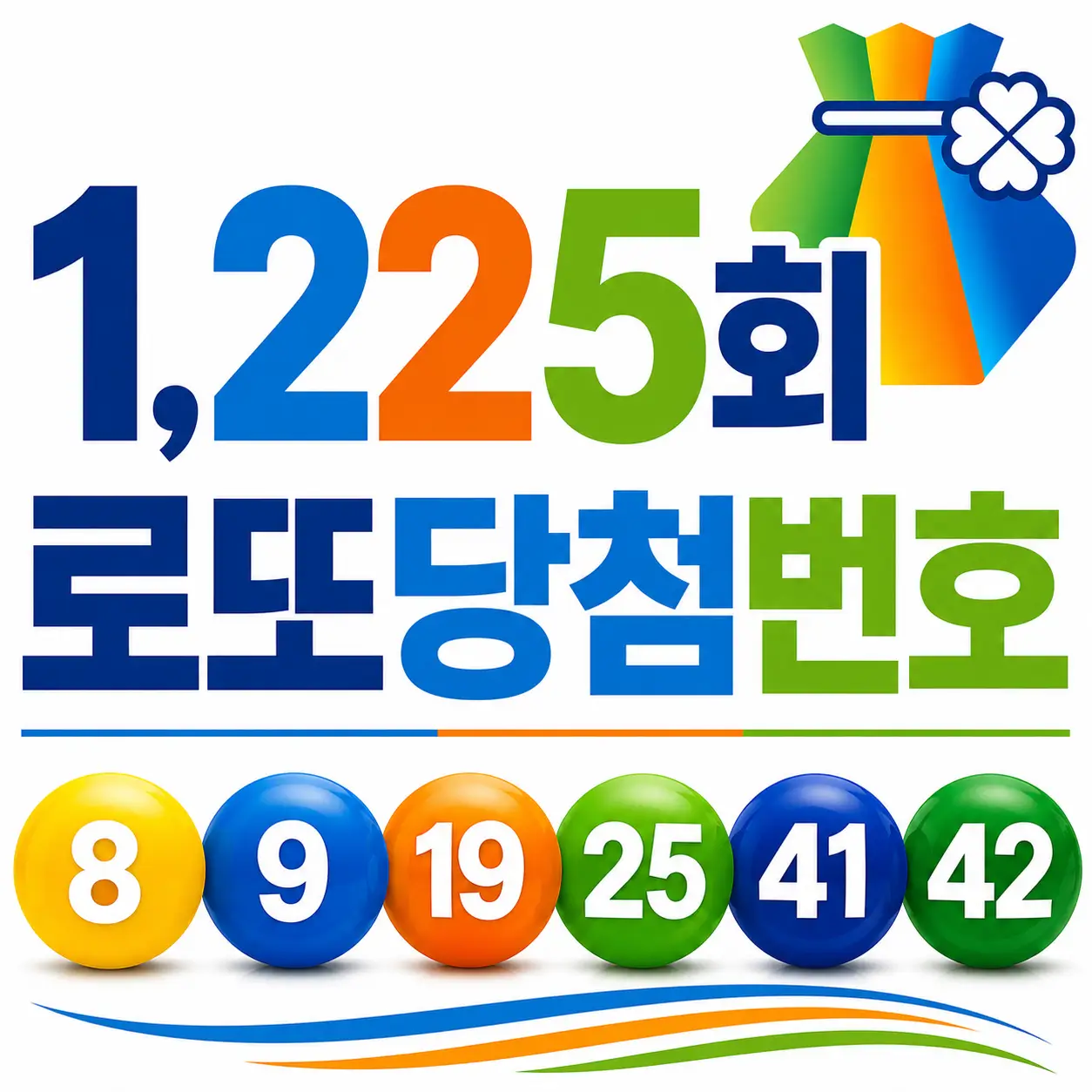 1225회 로또 당첨 번호