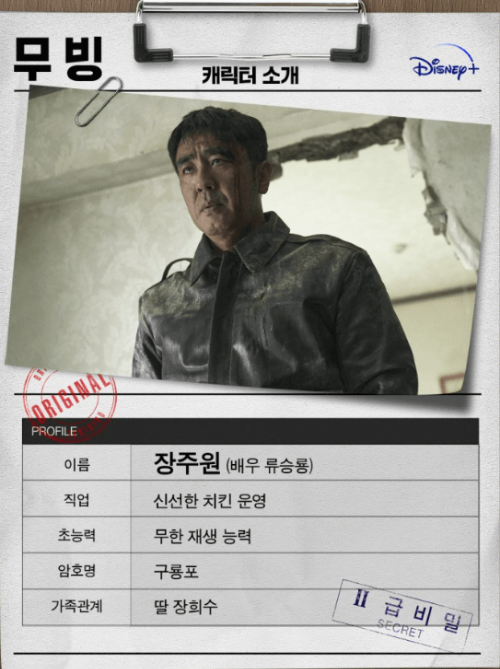 디즈니 플러스 무빙 드라마 출연진 관련 사진이미지입니다.