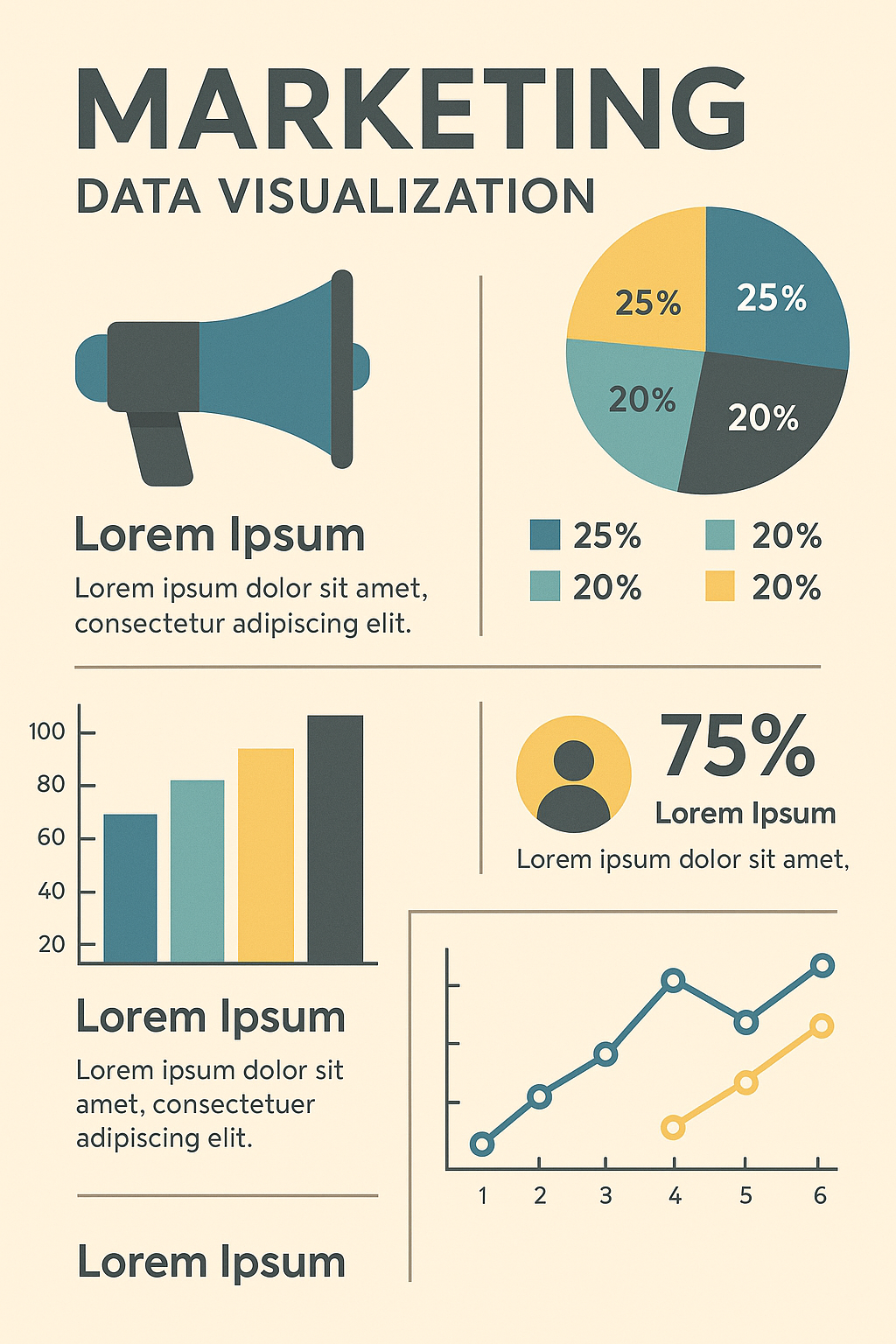 사진 편집으로 콘텐츠 마케팅용 인포그래픽