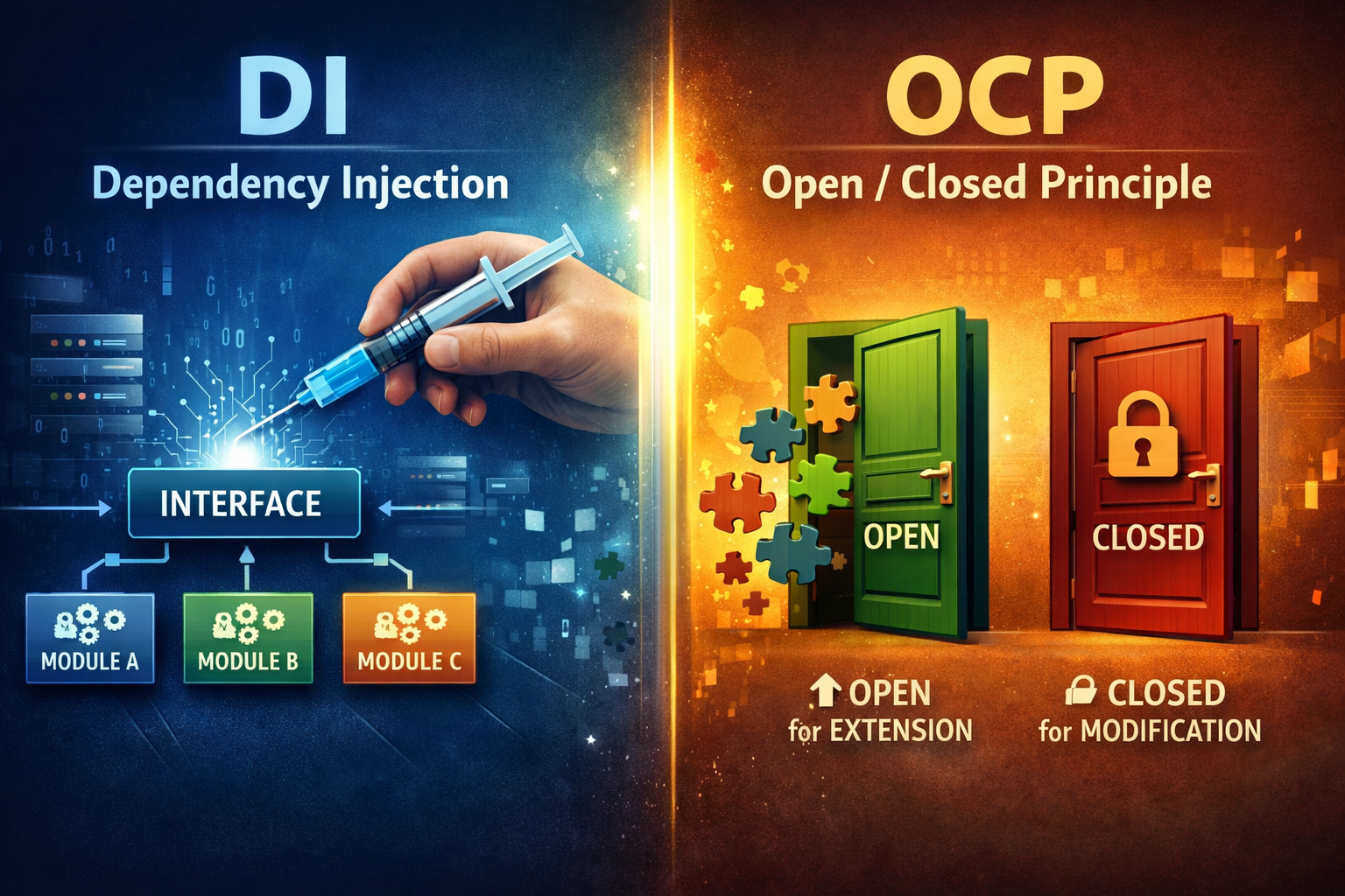 DI 와 OCP(개방 폐쇄 원칙)