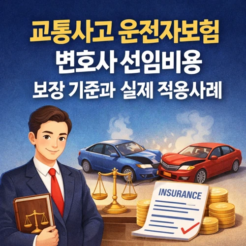 교통사고 운전자보험 변호사 선임비용 썸네일