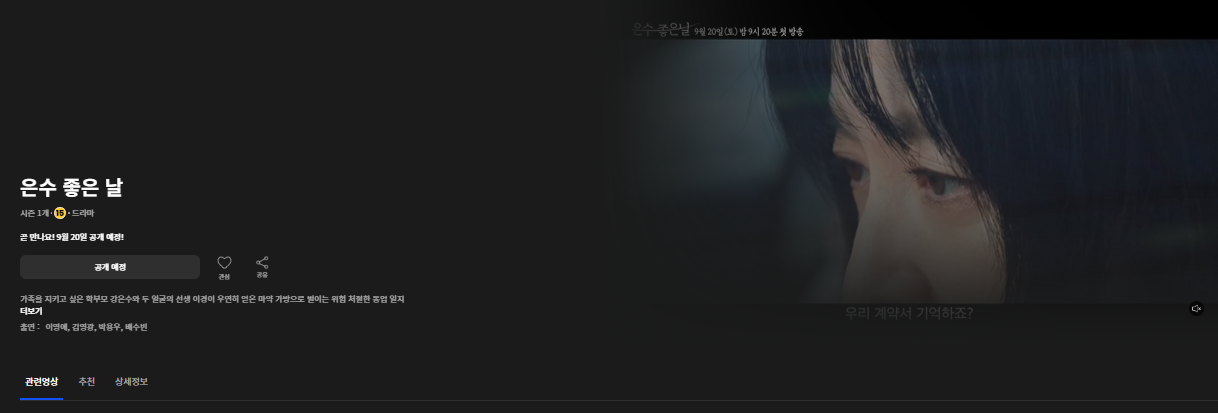 OTT 동시 공개 정보