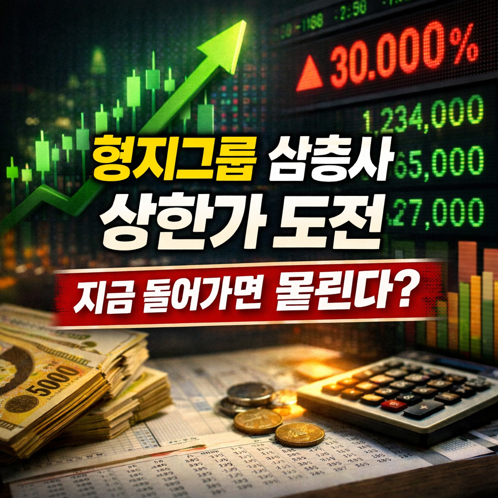 형지그룹주 분석