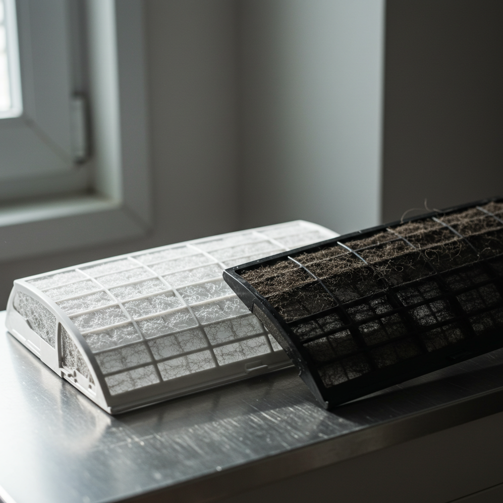 에어컨 필터 청소와 교체 주기