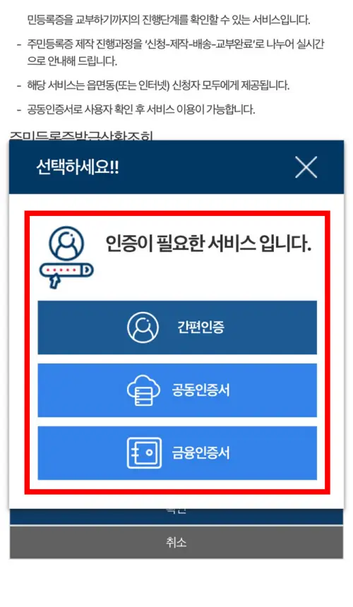 모바일 신분증 발급방법