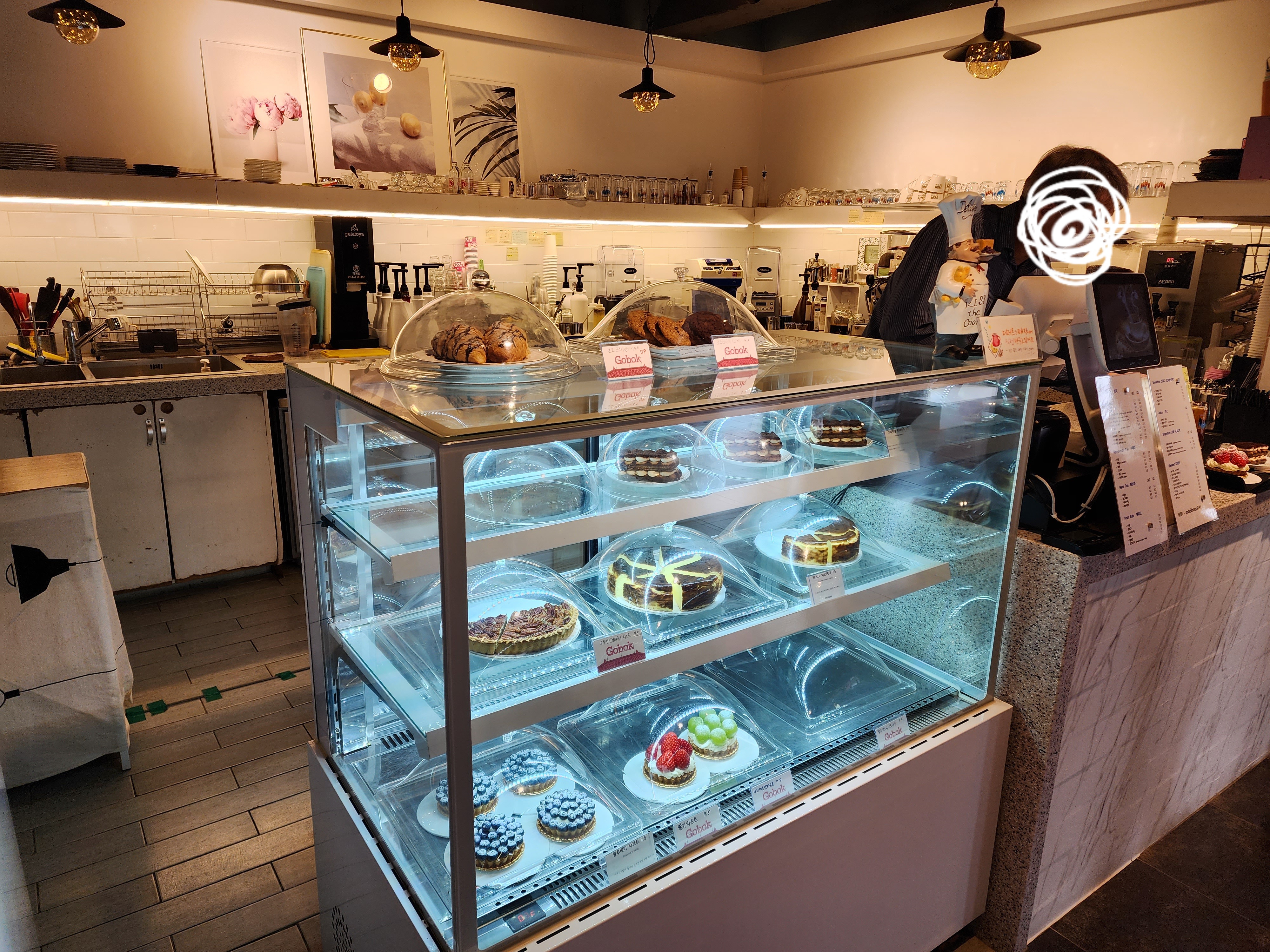 고복저택 카페 카운터