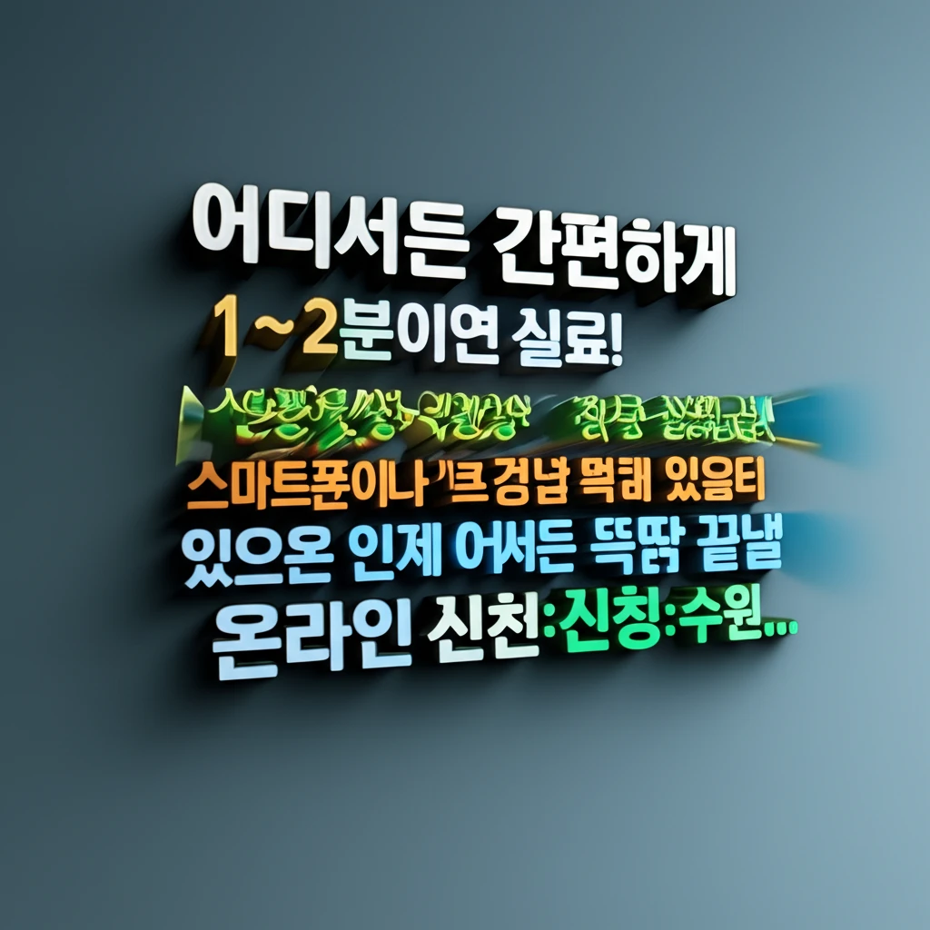 권선구 주정차 단속 알림 서비스 신청..