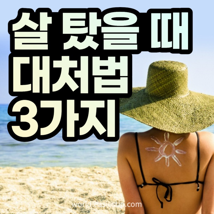 살 탔을 때