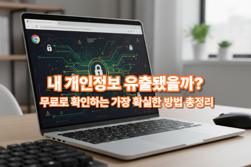 개인정보 유출 여부를 무료로 확인하는 방법 대표 이미지