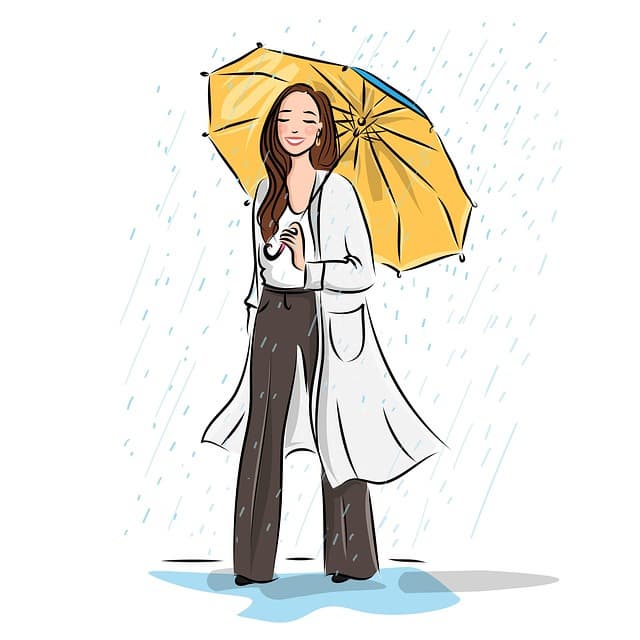우산 챙기기