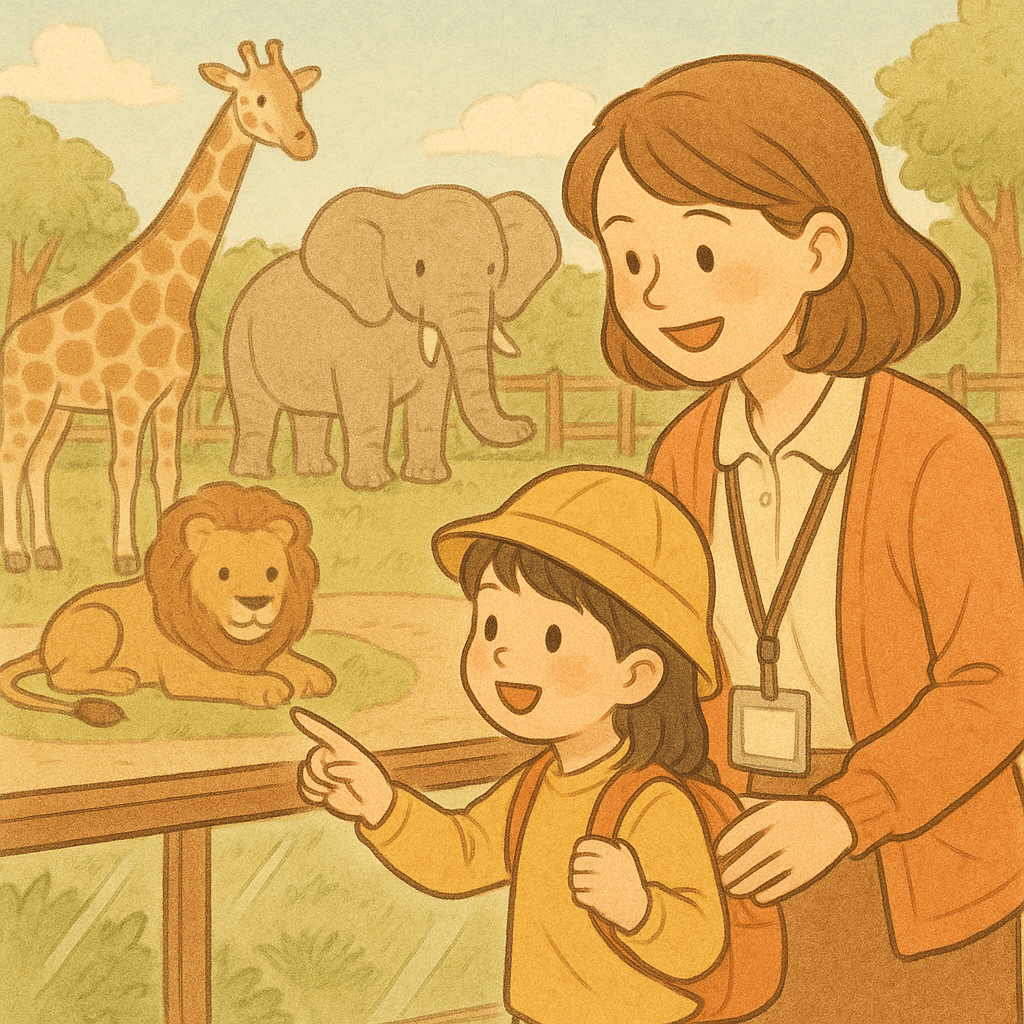 현장학습을 안전하게 안내하는교사