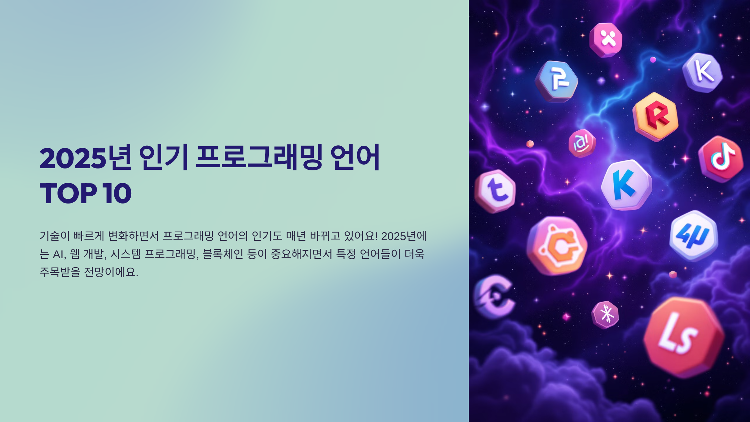 2025년 인기 프로그래밍 언어 TOP 10
