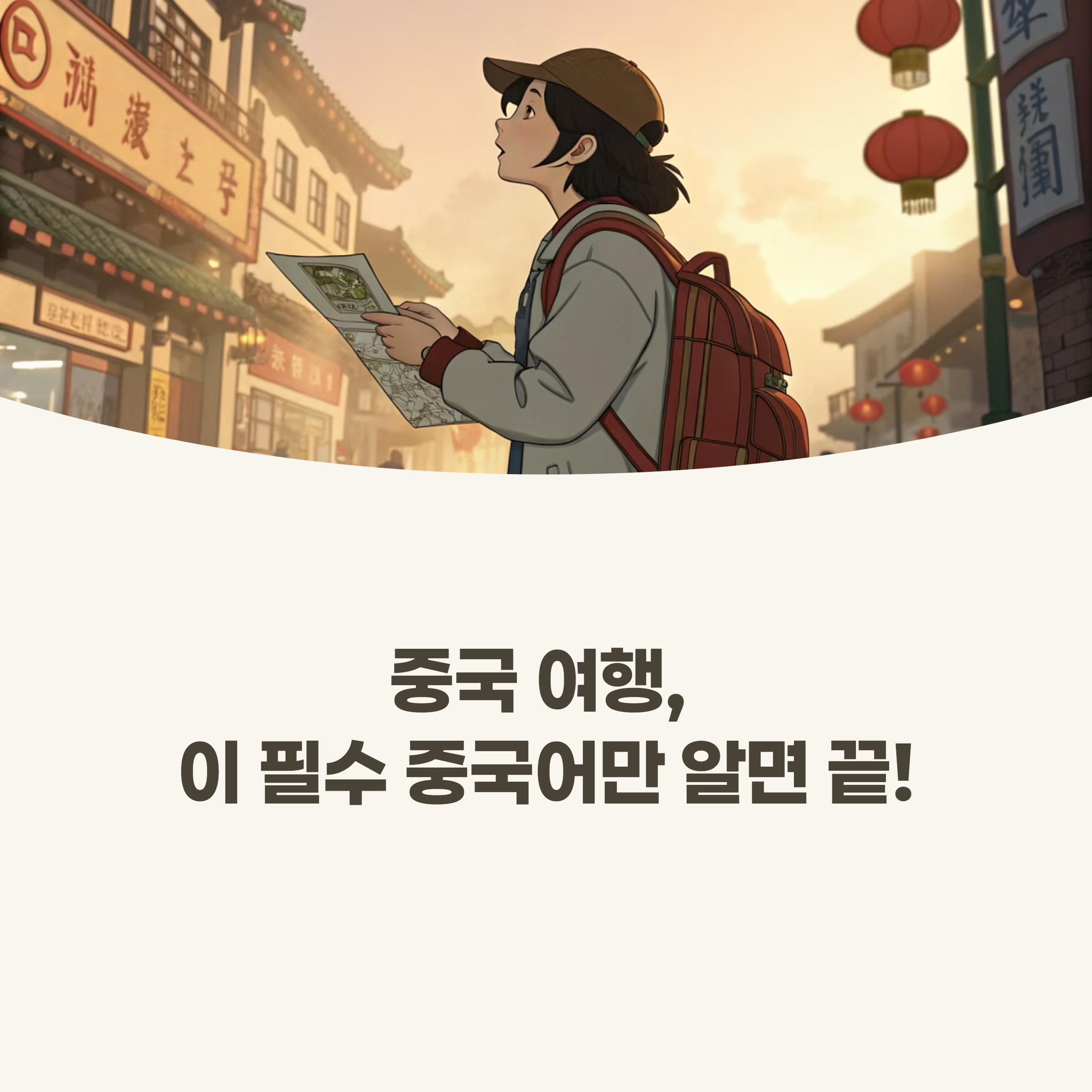 중국 여행을 떠나는 사람들의 설레는 모습 (예: 공항, 기차역)