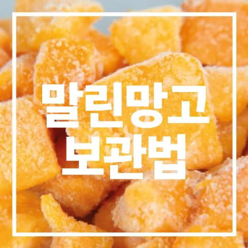 말린망고 보관법