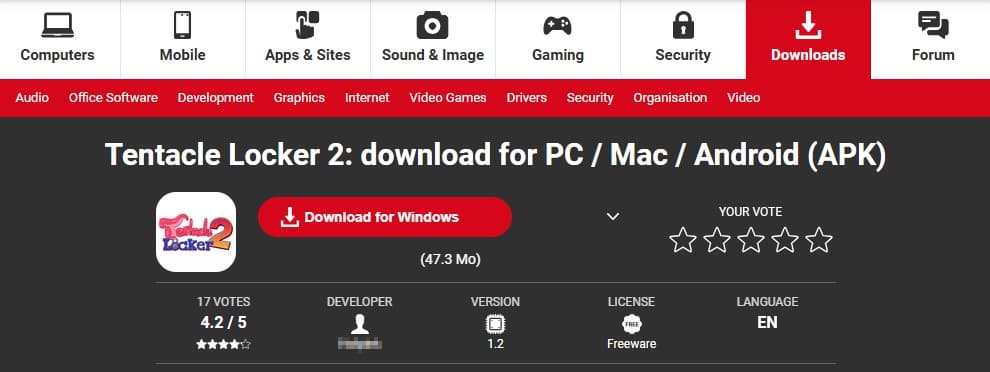 텐타클 락커 2 다운로드 이미지