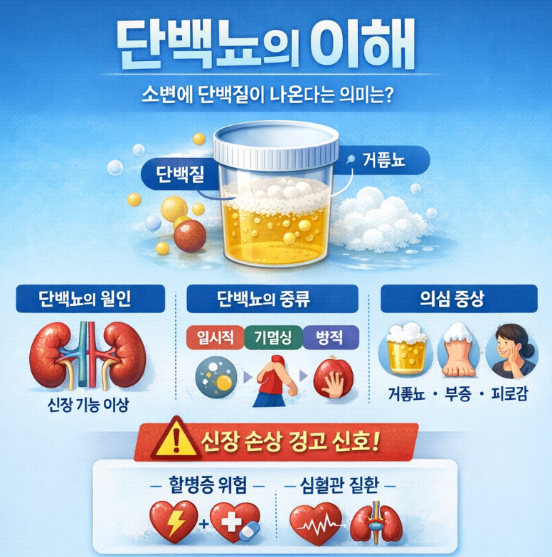 단백뇨의 이해 │ 소변에 단백질이 나온다는 의미는 무엇일까?