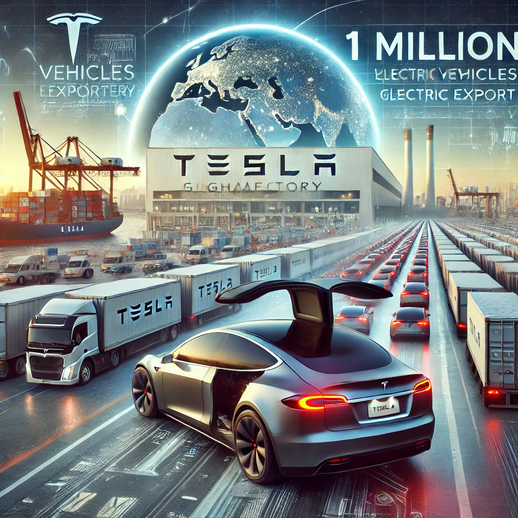 테슬라 상하이 기가팩토리의 성과 이미지