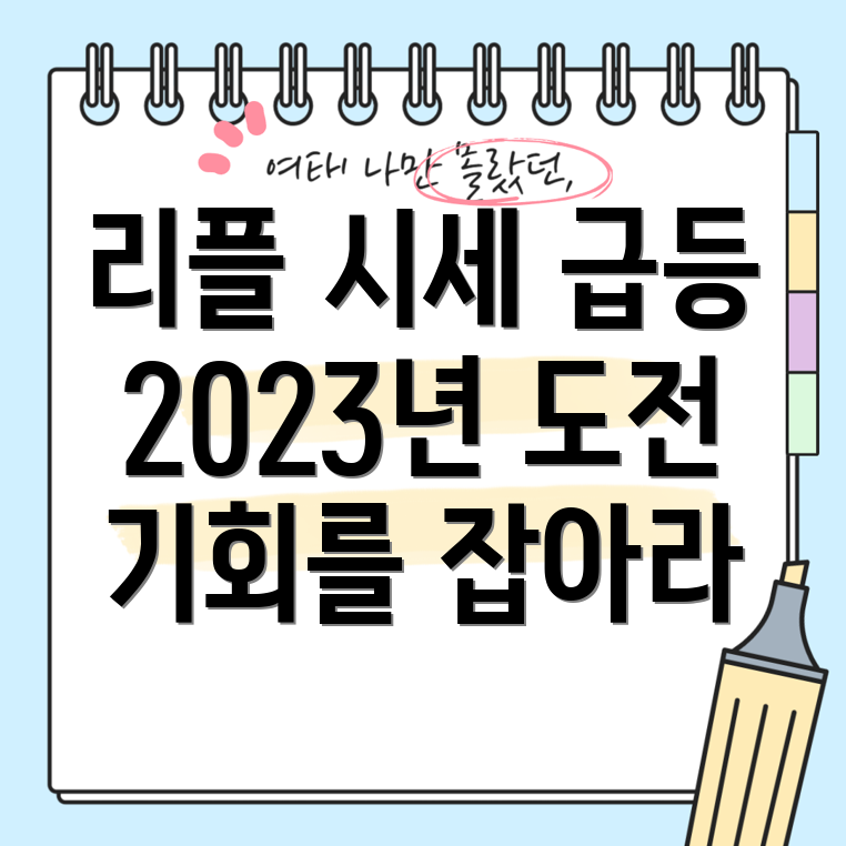 리플 시세 전망