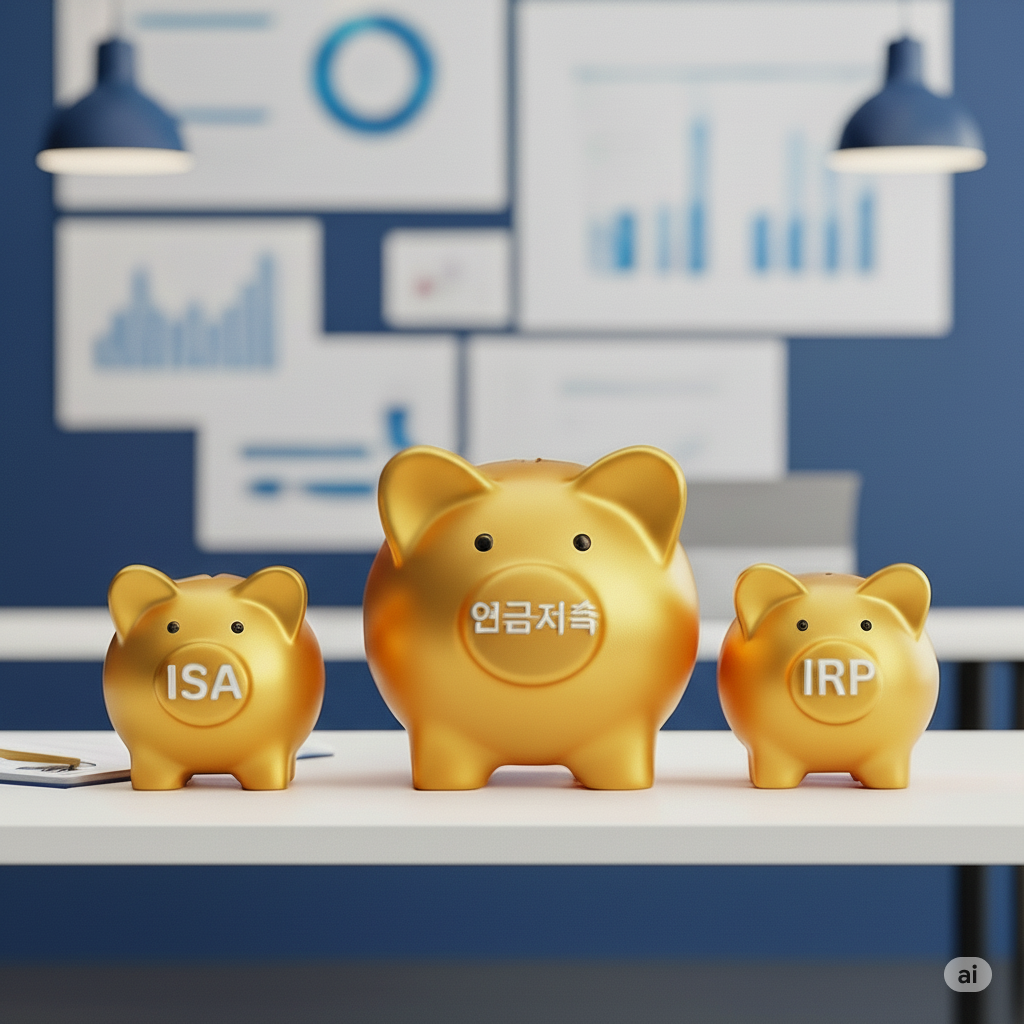 연봉이 높을수록: 연금저축 → IRP → ISA 순으로 접근
연봉이 낮을수록: ISA 중심 → 연금저축은 여유 시 활용
연금저축 + IRP 합산 한도: 900만원 (최대 148.5만원 세액공제)
