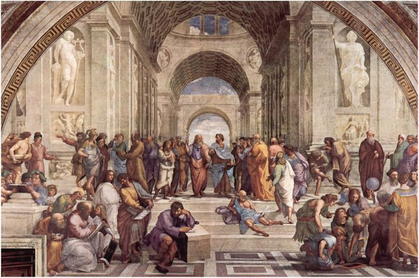 회의중인-그리스철학자